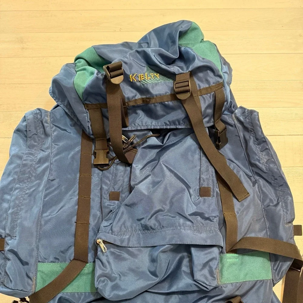 Kelty RedCloud Internal‎ Frame Hiking Camping Backpack blue green